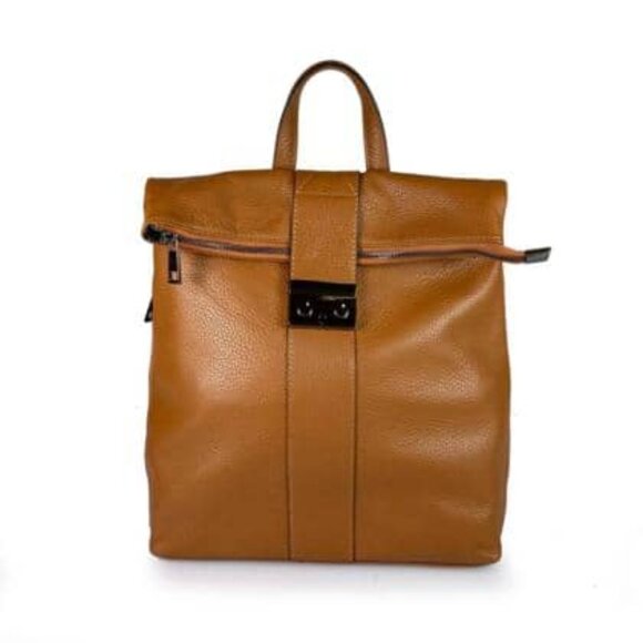 55C091 Backpack, in genuine Dollar leather main image 4